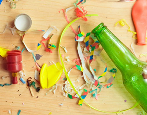 Event and after-party cleaning service