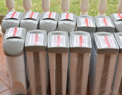 Sanitary bins management service